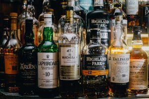 Spirits shot from bar