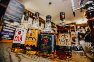 Range of four Whiskey's