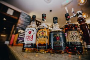 Range of four Whiskey's