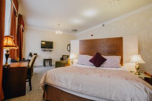 Hotel Room - Bed & Table
