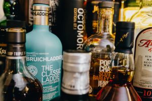 Spirits shot from bar